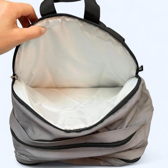 Jansport Big Student Gray Backpack Extra Laptop Pocket Large School Travel Bag - Picture 4 of 8